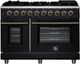 FORNO® Massimo Series Alta Qualita 48" Black Pro Style Gas Range-0