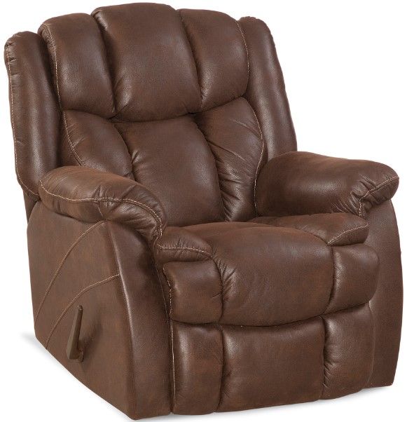 American Wholesale Furniture Patriot Chocolate Rocker Recliner-0