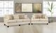 Ariel Venus Cream 2-Pc Living Room Set-0