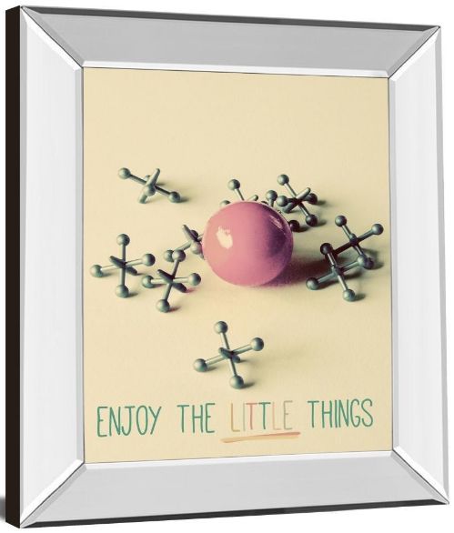 Classy Living Gail Peck Enjoy The Little Things 22"W Wall Art-3