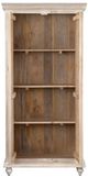 Crestview Collection Lattice White Wash Cabinet-2