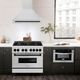 ZLINE Autograph Edition 36" White Matte Wall Mounted Range Hood-1