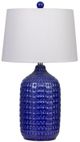 Cal® Lighting & Accessories Set of 2 Adelaide Navy Blue/White Table Lamp Set-1