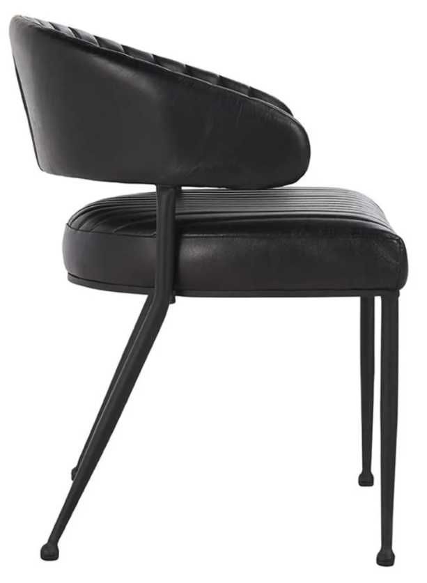 Classic Home Umbria Black/Midnight Raven Dining Chair-3