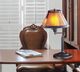 Cal® Lighting & Accessories Rust Desk Lamp-1