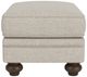 Flexsteel® Winston Silver Driftwood Ottoman-2