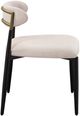 ACME Furniture Jaramillo 2-Piece Beige/Black Upholstered Side Chair Set-4