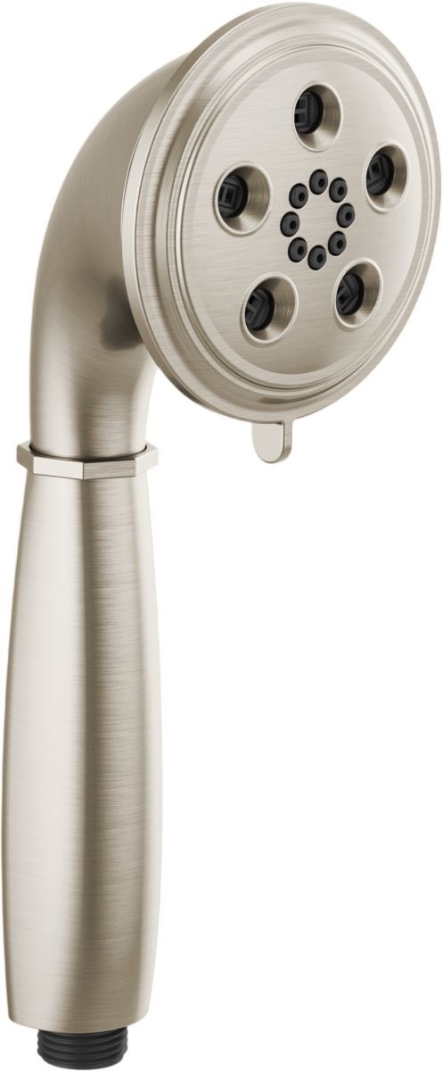 Brizo Essential™ Brilliance® Luxe Nickel® Classic Round H2Okinetic® Multi-Function Handshower-0