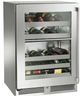 Perlick® Marine Signature Series 24" Dual Zone Stainless Steel Wine Reserve Glass Door-0