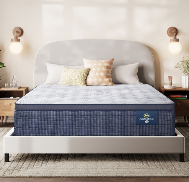 Serta® Perfect Rest Emerald Vale 15" Innerspring Firm Pillow Top Queen Mattress-1