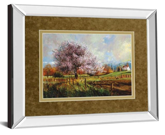 Classy Art Spring Blossoms by Larry Winborg Mirror Framed Wall Art-1