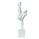 A & B Home White Stone Lady-4