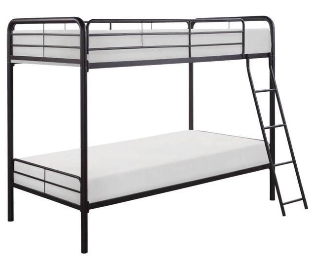 Mazin Furniture Lunar Dark Bronze Twin/Twin Bunk Bed-0
