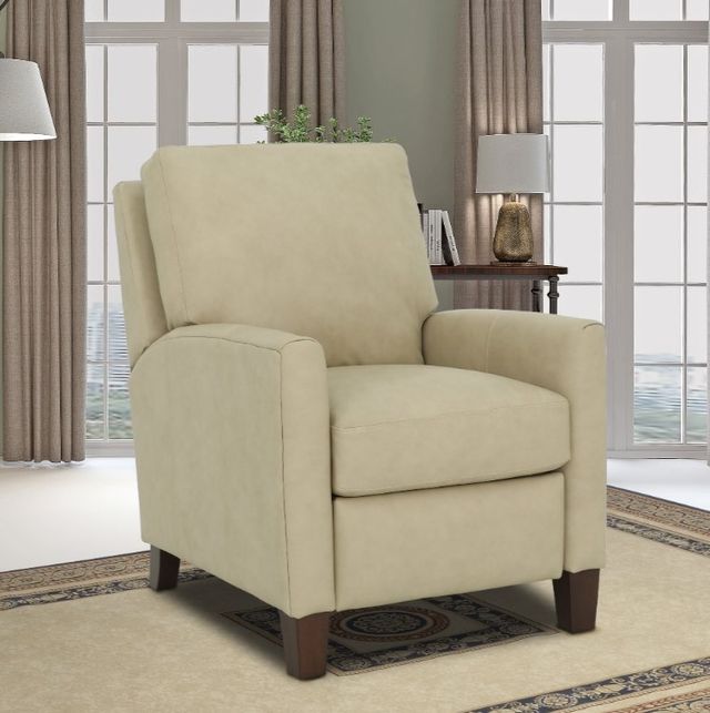 BarcaLounger® Fremont Cashmere Stone Leather Manual Recliner-2