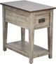 Sunny Designs™ Homestead Hills Tobacco Leaf Chair Side Table with Alpine Gray Base-0
