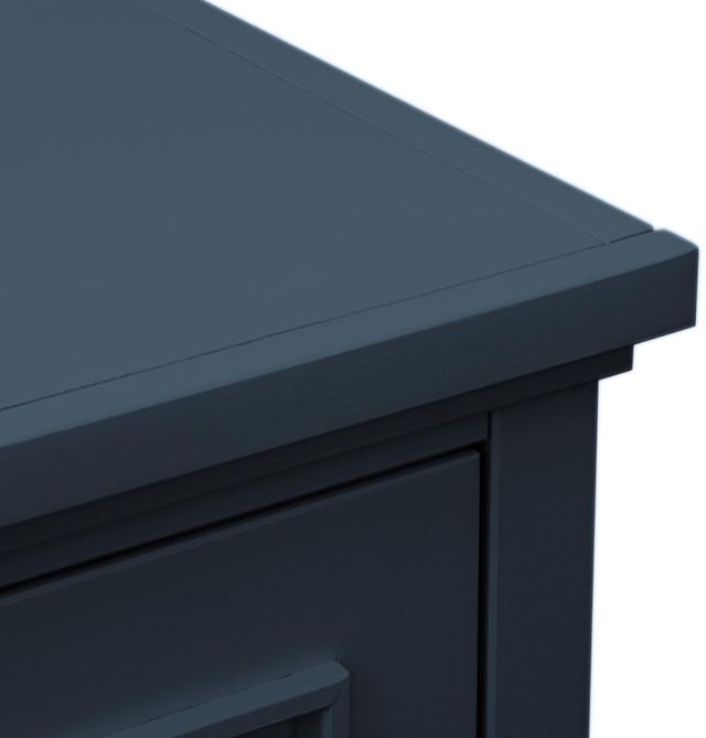 Legends Home Jordan Denim Blue 82" Fireplace Console-3