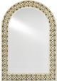 Currey & Company Ellaria Natural Bone/Brass Mirror-0