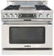 Capital Cooking™ Grand Chef 36" Stainless Steel Open Burner Pro Style Dual Fuel Range with Griddle-0