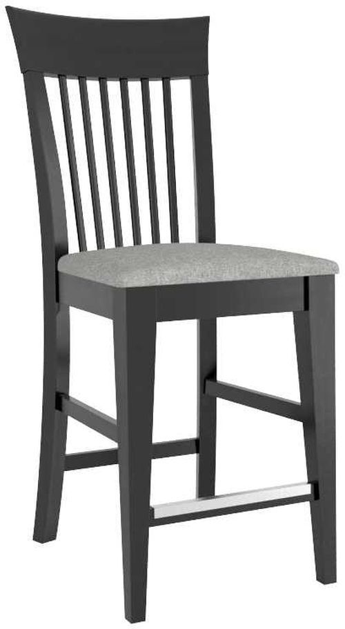 Canadel® Gourmet Peppercorn Washed Upholstered Fixed Stool-0