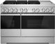 JennAir® NOIR™ 48" Stainless Steel Freestanding Dual Fuel Range-0