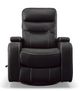 Man Wah Bentley Black Performance Fabric Swivel Glider Recliner-0