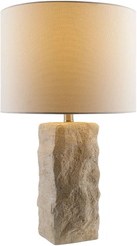 Surya Marie Natural White Table Lamp-1