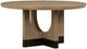 Magnussen Home® Tristan Swiss Coffee Brown Round Dining Table-0