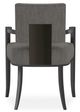 Caracole® Reserved Seating Caracole Classic Gray/Seal Skin Arm Chair-4