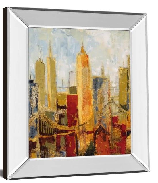 Classy Art Metro Heights Details I by Dupre Mirror Framed Wall Art-0