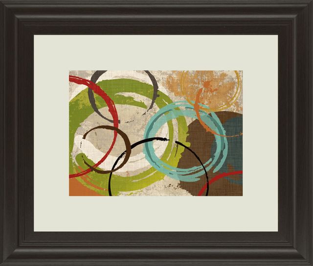 Classy Art Away We Go I” By Katrina Craven Blue 34 in. x 40 in. Framed Print Wall Art-0