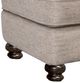 American Wholesale Furniture Freemont Pewter Ottoman-2