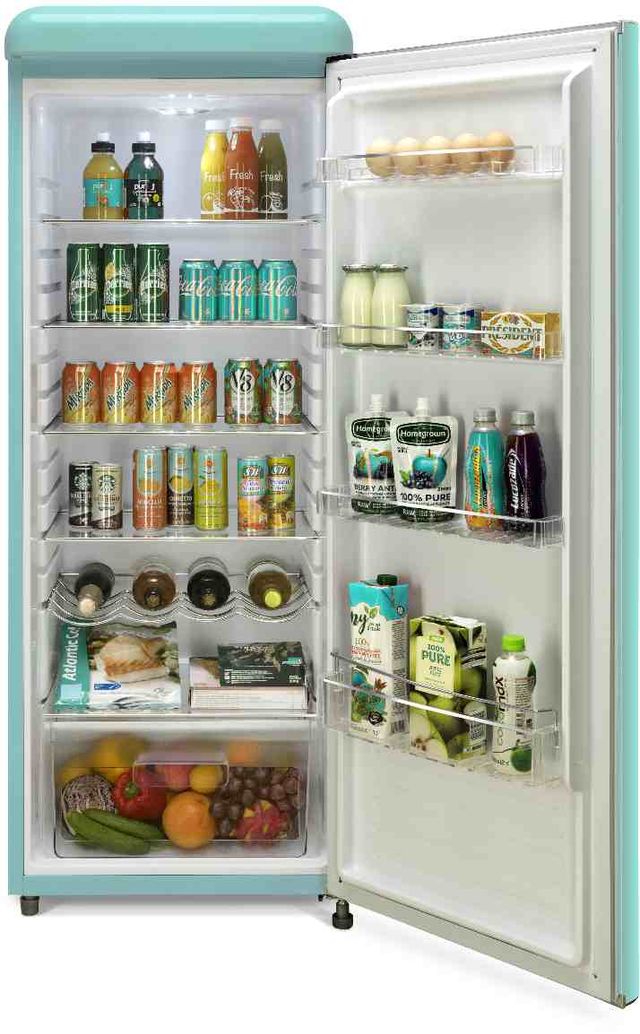 Epic® Retro 9.0 Cu. Ft. Turquoise Compact Refrigerator-2