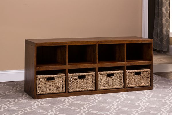 HH2 Home Tuscan Retreat® Bottom Basket Storage Unit-1
