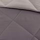 Olliix by Madison Park Essentials Larkspur Charcoal and Grey King 3M Scotchgard Reversible Down Alternative Comforter Set-4