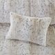 Olliix by Madison Park Zuri Snow Leopard King Faux Fur Comforter Set-2