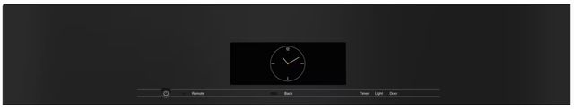 Miele 30" Obsidian Black Single Electric Wall Oven with Self Clean and Crisp Function-2