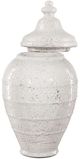 Currey & Company Virginal Antique White Medium Jar-3