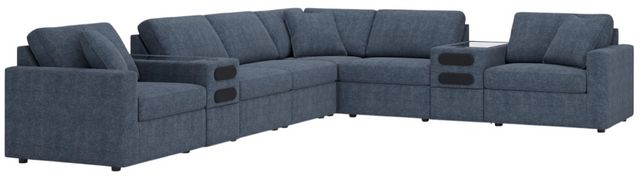 Signature Design by Ashley® Modmax 8-Piece Ink Modular Sectional with Audio Consoles
