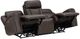 Parker House® Maveric Bette Coffee Power Reclining Sofa with Zero Gravity and Drop Down Table-1