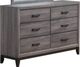Global Furniture USA Kate Foil Gray Dresser-0