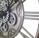 YHD Gray Traditional Round 32" Gear Clock-4