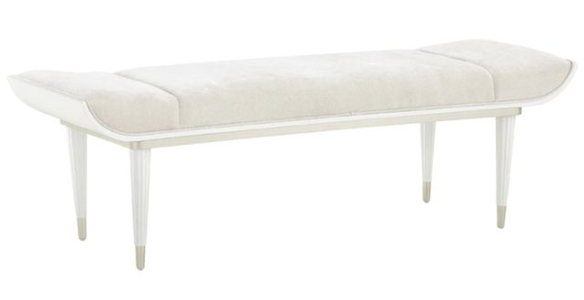 Michael Amini® La Marisia Creamy Pearl Bench-0