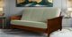 Kodiak Furniture Alexa Black Walnut/Monte Toro Pistachio Full Futon-1