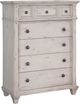 American Woodcrafters 2410 Sedona Cobblestone White Chest-0