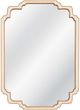 Bassett Mirror Wilmot Ant Gold Leaf/Cream Wall Mirror-0