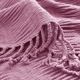 Olliix by INK+IVY Reeve Purple 50" x 60" Ruched Throw-1