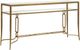 Magnussen Home® Lorena Burnished Brass Rectangular Sofa Table-0