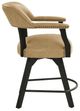 Steve Silver Co. Rylie Sand/Black Counter Captains Chair-3