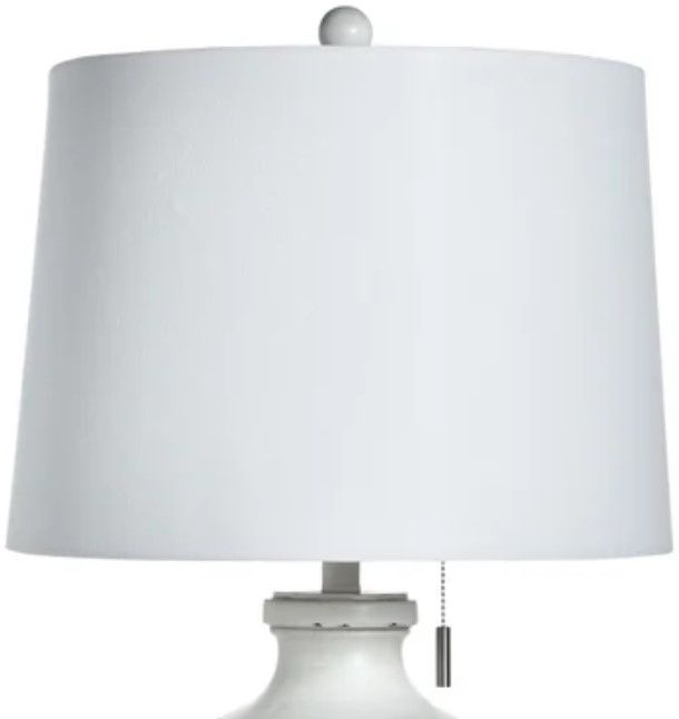 Stylecraft Old White Distress 32" Table Lamp-1