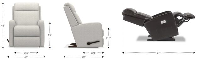 La-Z-Boy® Finley Dove Manual Rocking Recliner-2